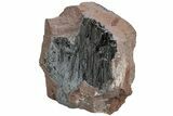 Metallic, Needle-Like Pyrolusite Crystals - Morocco #220647-1